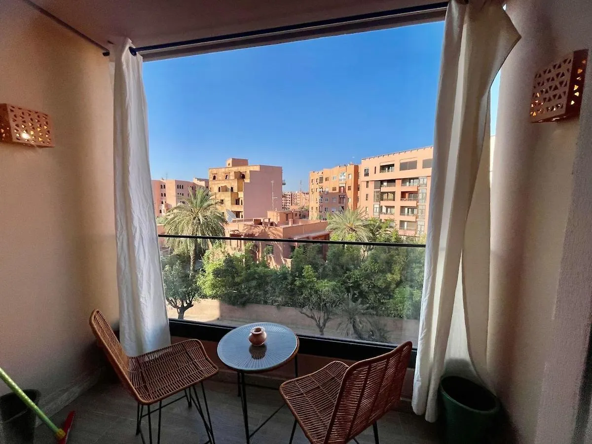Elegant Gueliz Hideaway - Chic Suite With Balcony Marrakesh Marocko